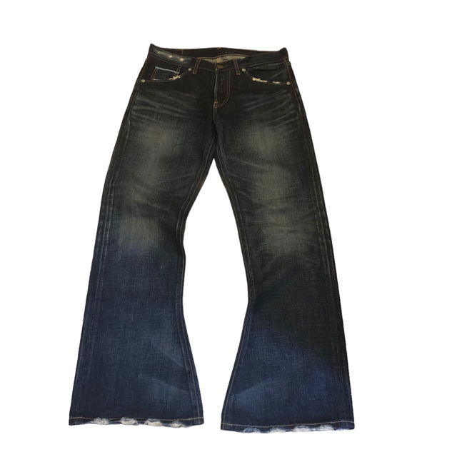 【廃盤】Levis リーバイス ブーツカット　ベルボトム　W30  ダメージ加工