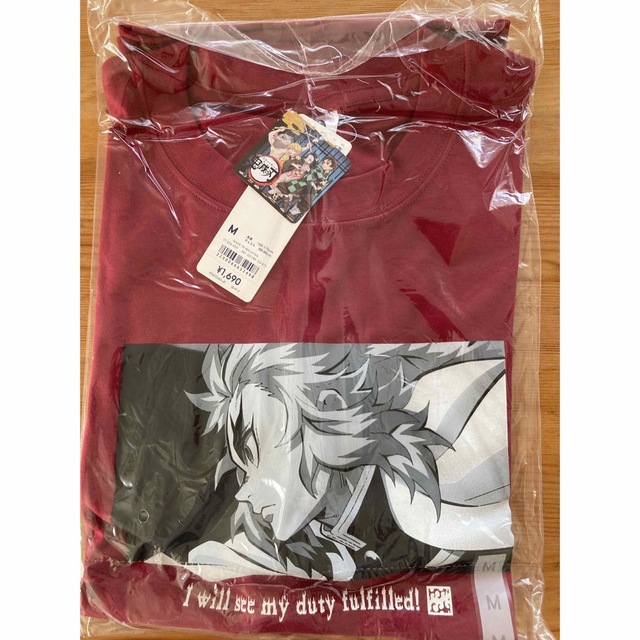 GU(ジーユー)の新品未使用 GU 鬼滅の刃 ビッグT Tシャツ 煉獄杏寿郎 M メンズのトップス(Tシャツ/カットソー(半袖/袖なし))の商品写真