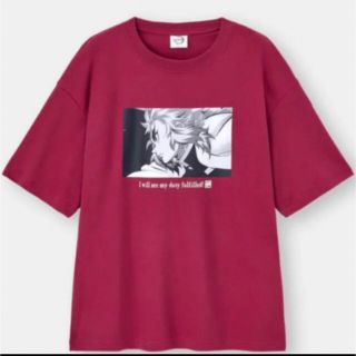 ジーユー(GU)の新品未使用 GU 鬼滅の刃 ビッグT Tシャツ 煉獄杏寿郎 M(Tシャツ/カットソー(半袖/袖なし))