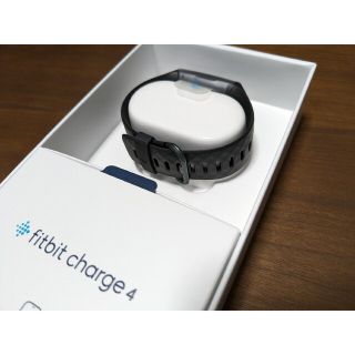 グーグル(Google)の美品 Fitbit Charge4 ブラック Suica対応版 日本語表示(腕時計(デジタル))