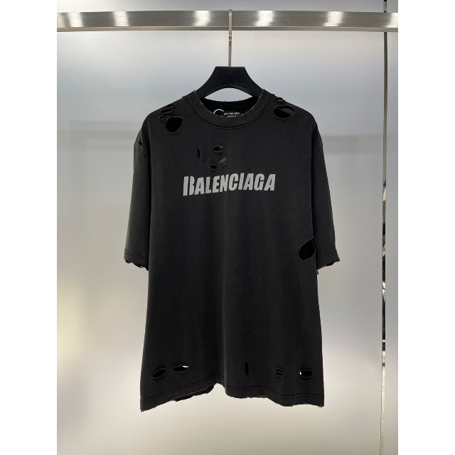 ☆超目玉】 BALENCIAGA BAG - BALENCIAGA デストロイ Tシャツ Tシャツ+