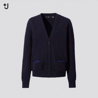 ユニクロ(UNIQLO)のユニクロ +J シルクコットンカーディガン/長袖セーター(ニット/セーター)