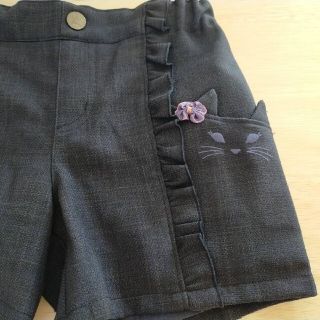 アナスイミニ(ANNA SUI mini)のアナスイミニ　猫　ショートパンツ(パンツ/スパッツ)