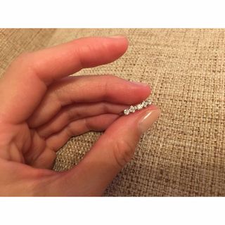 ハーフエタニティ リング ダイヤモンド 6.5号 ♯6.5 k18WG 0.32の