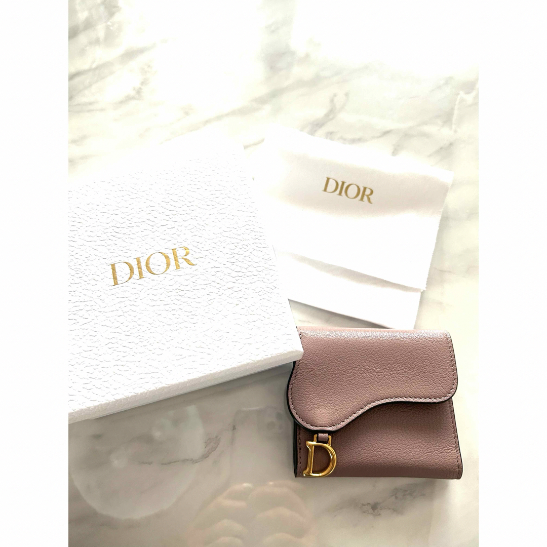 DIOR サドルロータスウォレット ⚠️箱ショップ袋無しの為お値下げ-