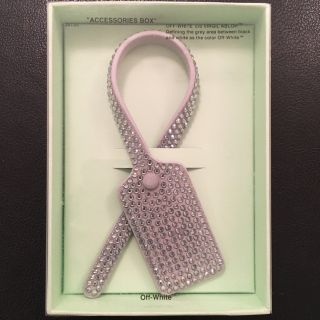OFF-WHITE CRYSTAL ZIPTIE CHARM チャーム