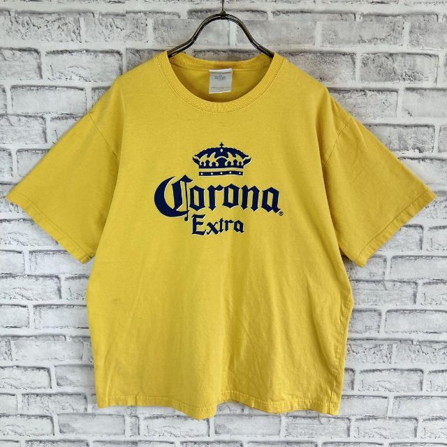 コロナ(コロナ)のCORONA コロナビール センターロゴ 企業 ビール Tシャツ 半袖 輸入品 メンズのトップス(Tシャツ/カットソー(半袖/袖なし))の商品写真