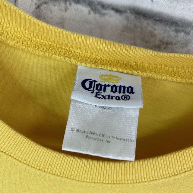 コロナ(コロナ)のCORONA コロナビール センターロゴ 企業 ビール Tシャツ 半袖 輸入品 メンズのトップス(Tシャツ/カットソー(半袖/袖なし))の商品写真