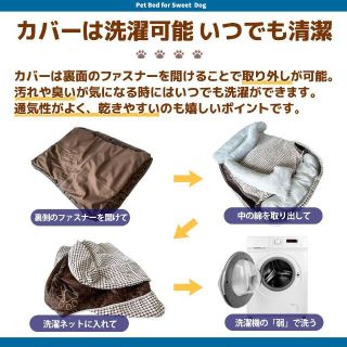 高級ペットソファー ふわふわ ぐっすり眠る 体圧分散 リバーシブル フェイクレ