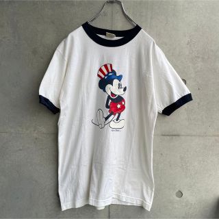 MICKEY MOUSE ミッキーマウス リンガーネックTシャツ 在原みゆ紀