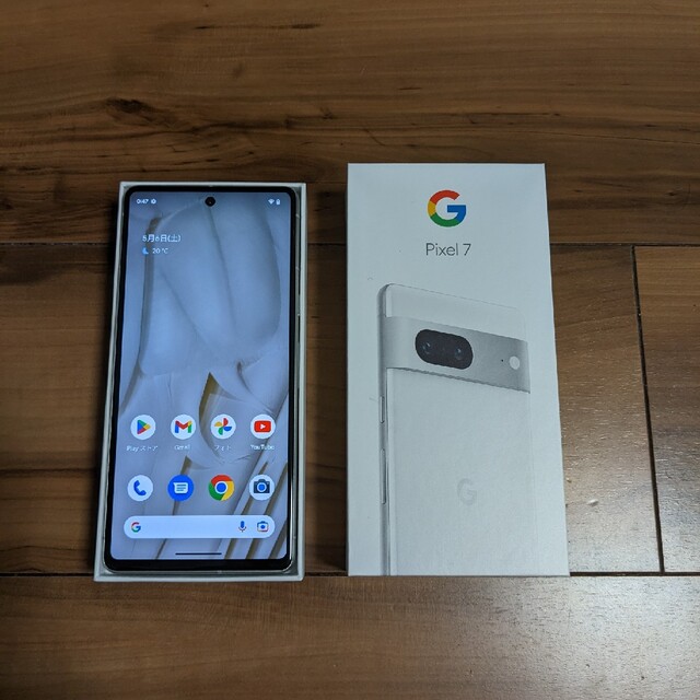 Google Pixel7 128GB スノー SIMフリー ファッションなデザイン 32028