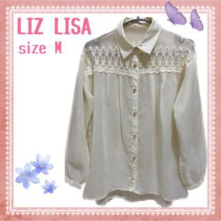 リズリサ(LIZ LISA)の【8日出品の日セール】リズ リサ　ブラウス(Tシャツ(長袖/七分))