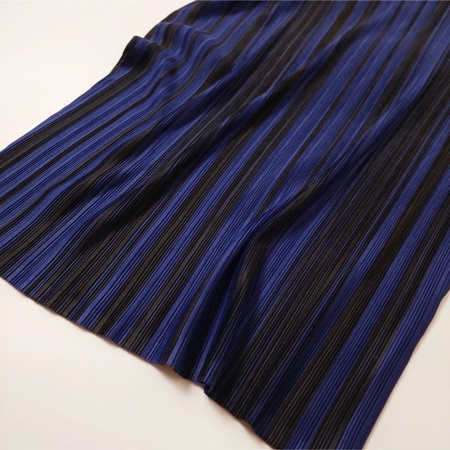 《美品》PLEATS PLEASE ワンピース　チュニック　ストライプ