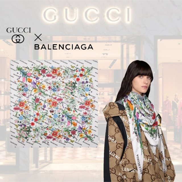 Gucci x Balenciaga 】 ハッカー スカーフ online shop kinetiquettes.com