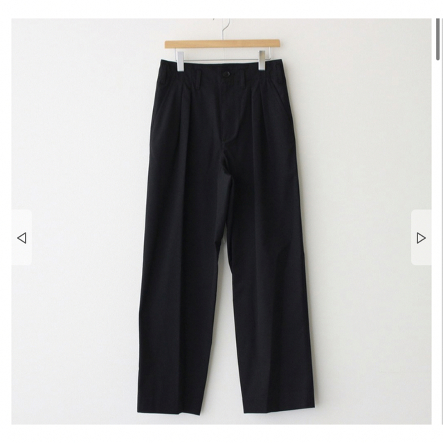 super fine wool cotton twill slacks