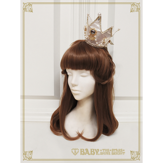BABY,THE STARS SHINE BRIGHT(ベイビーザスターズシャインブライト)のGlindaミニ王冠 レディースのヘアアクセサリー(バレッタ/ヘアクリップ)の商品写真