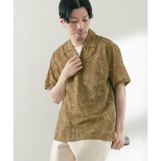 アーバンリサーチアイテムズ(URBAN RESEARCH ITEMS)の【BEG】リーフプリント オープンカラー半袖シャツ(シャツ)