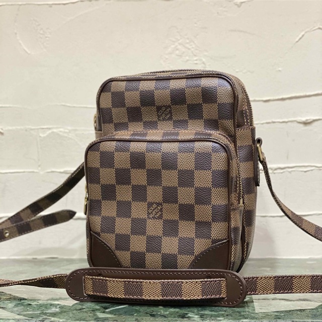 バブル希少 超美品 スペシャルオーダー品 Louis Vuitton ダミエ アマゾン