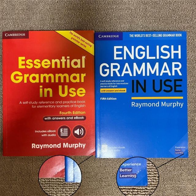 最新版　未使用　Grammar in Use 英文法初中高級　3冊セット