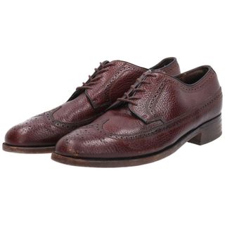 古着 フローシャイム Florsheim ウイングチップシューズ US 9 メンズ27.0cm /saa008461(ドレス/ビジネス)