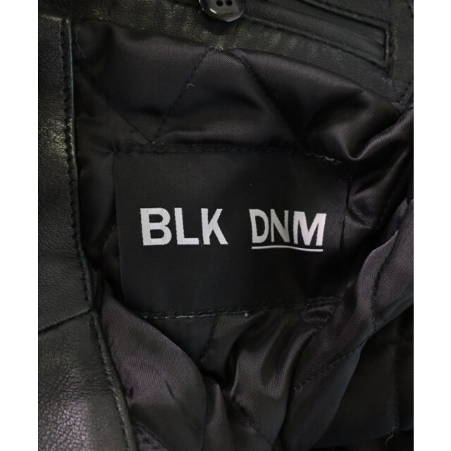 BLK DNM ブラックデニム ライダース S 黒 【古着】【中古】 メンズのジャケット/アウター(ライダースジャケット)の商品写真