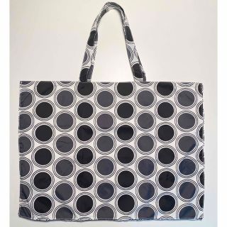 MARNI マルニ　ハンドバッグ　ロゴ入り　ドット　水玉　PVC レザー　舟型