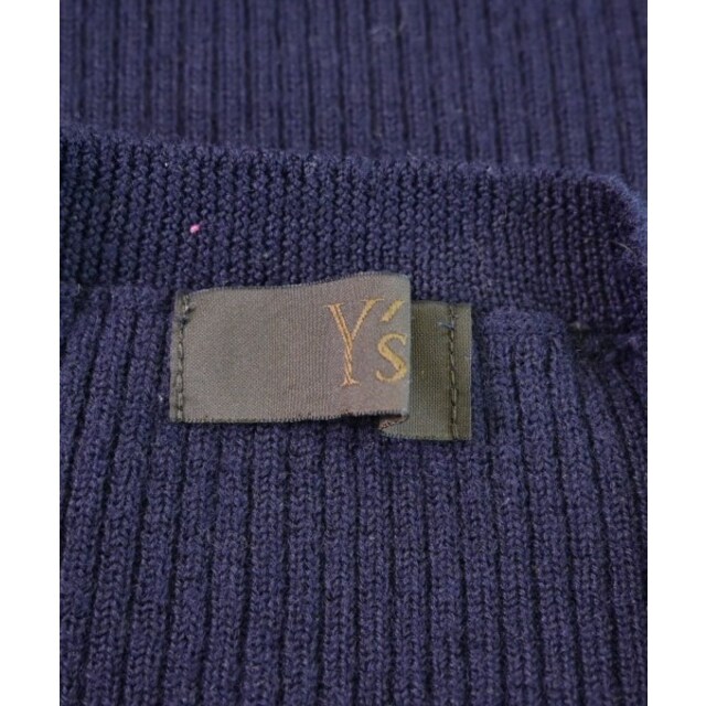 Y's ワイズ ニット・セーター 2(S位) 紺 2
