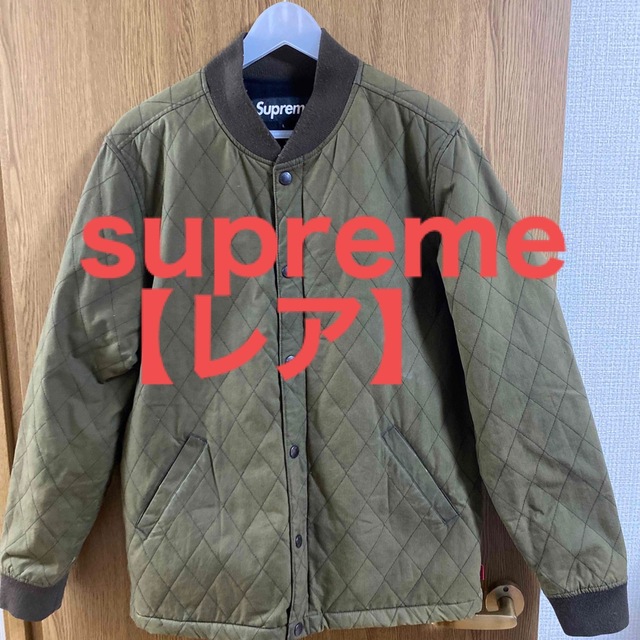レア】 supreme キルティングジャケット Lサイズ 価格は安く