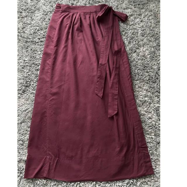 ロング巻きスカート レディースのスカート(ロングスカート)の商品写真