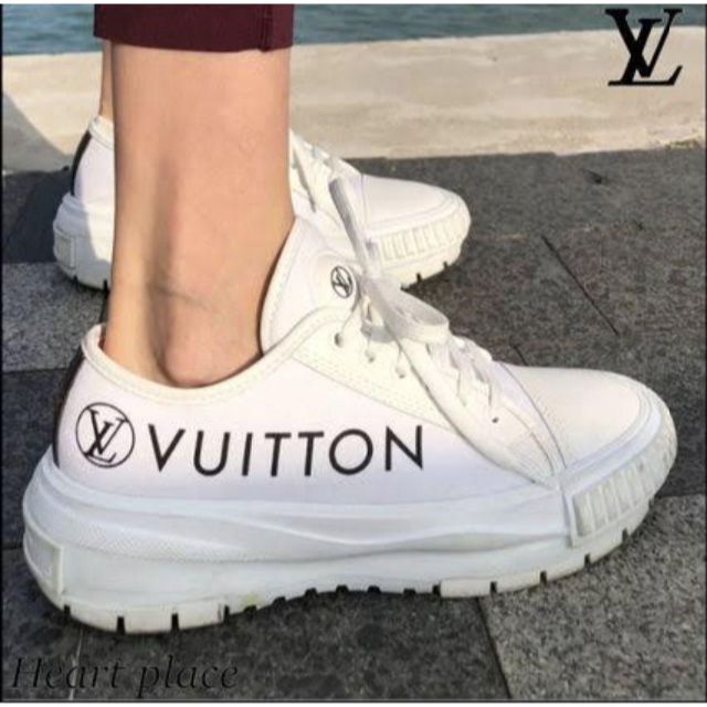未使用同様美品♥21~22秋冬ルイヴィトンLVスクァッドライン スニーカー 36