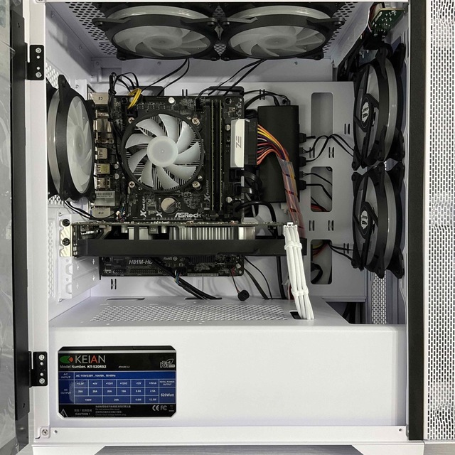 ゲーミングPC Core i7-4790 GTX1060 SSD ホワイト の通販 by PC