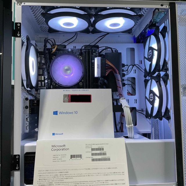 ゲーミングPC Core i7-4790 GTX1060 SSD ホワイト - デスクトップ型PC
