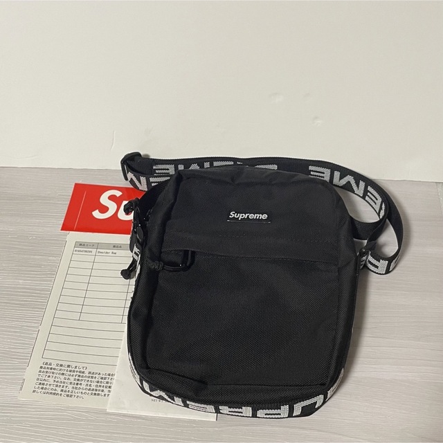 黒ショルダーバッグ Supreme Shoulder Bag 18ss