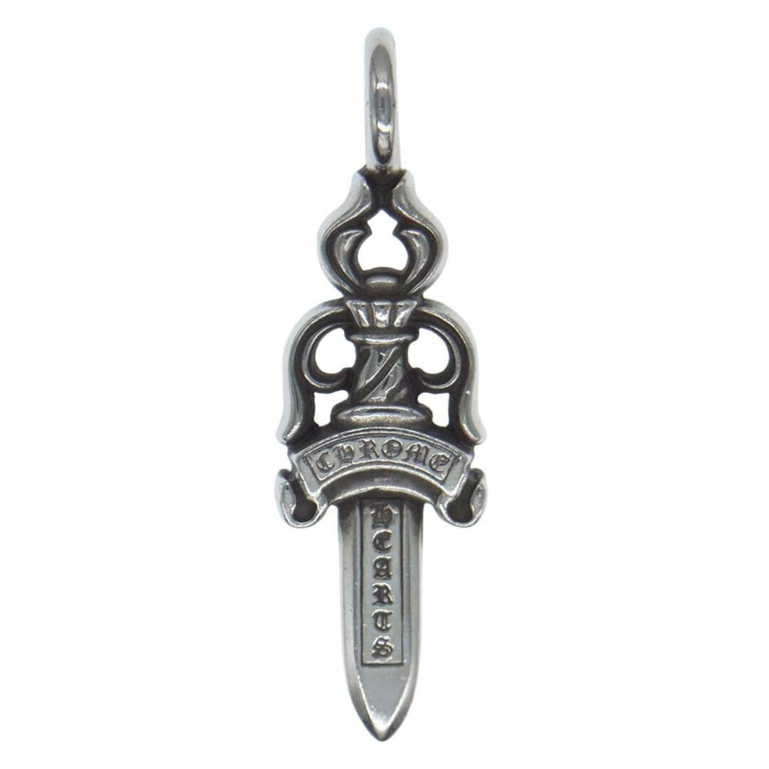 CHROME HEARTS クロムハーツ（原本無） ペンダントトップ DOUBLE DAGGER ダブルダガー ペンダント シルバー系【中古】  人気満点