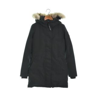 カナダグース(CANADA GOOSE)のCANADA GOOSE カナダグース ダウンコート XS 黒 【古着】【中古】(ダウンコート)