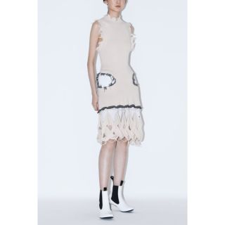 トーガ(TOGA)のK K様専用　TOGA Frayed knit dress(ひざ丈ワンピース)