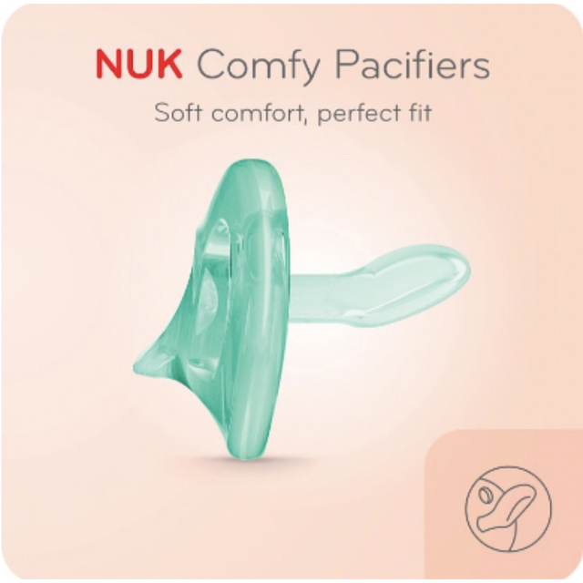 PHILIPS(フィリップス)の【海外限定】NUK ヌーク おしゃぶり ０～６ヶ月用 歯列矯正 1個 キッズ/ベビー/マタニティのこども用ファッション小物(その他)の商品写真