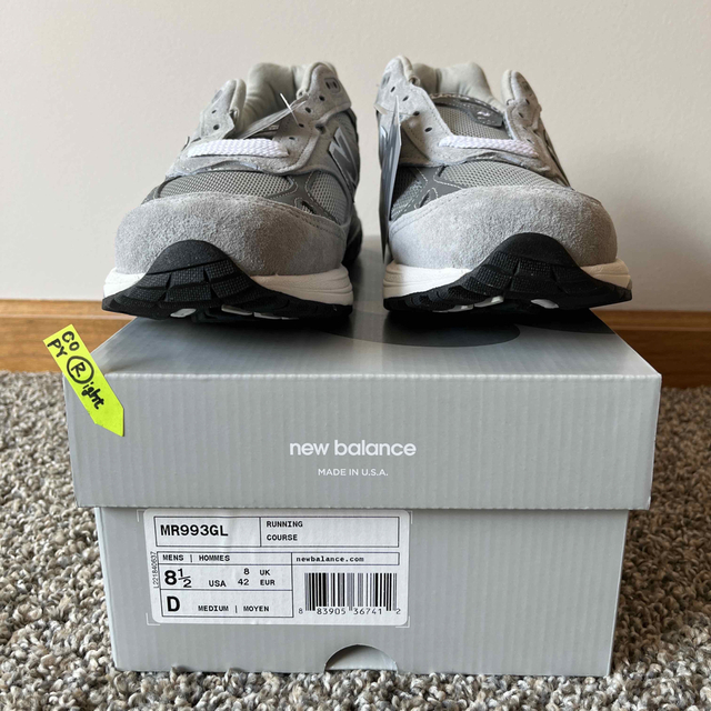 New Balance(ニューバランス)のニューバランス 993 MIU US8.5 Gray メンズの靴/シューズ(スニーカー)の商品写真