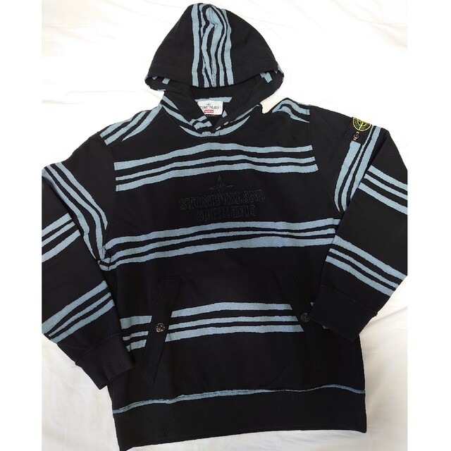 Supreme / Stone Island Warp Stripe Hoode | www.innoveering.net