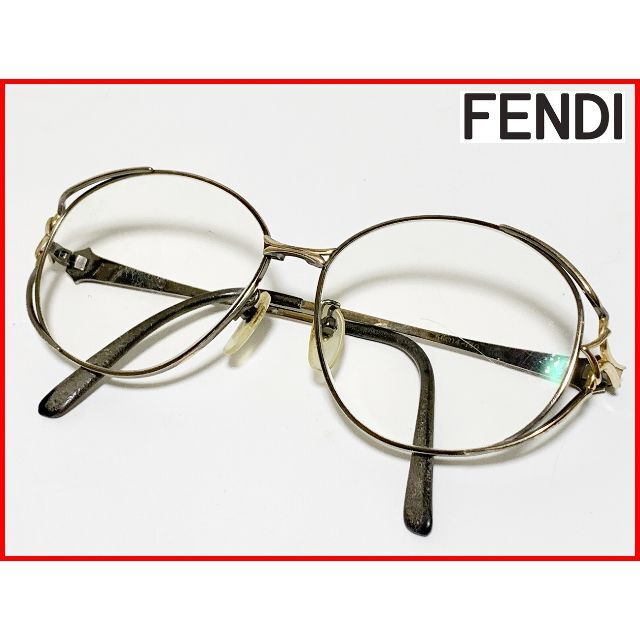 FENDI 1005A メガネ　フレーム　ブラック　新品　未使用