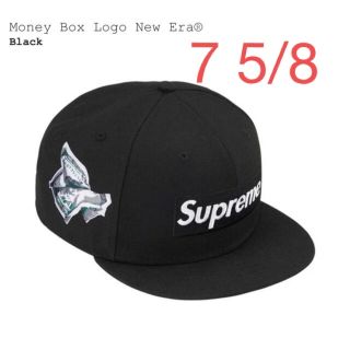 シュプリーム(Supreme)のMoney Box Logo New Era Black 7 5/8(キャップ)