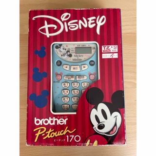 ディズニー(Disney)のbrother ピータッチ170MB ミッキーブルー(OA機器)