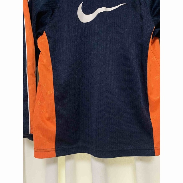 キッズ 上着 ジャージ NIKE 140 オレンジ