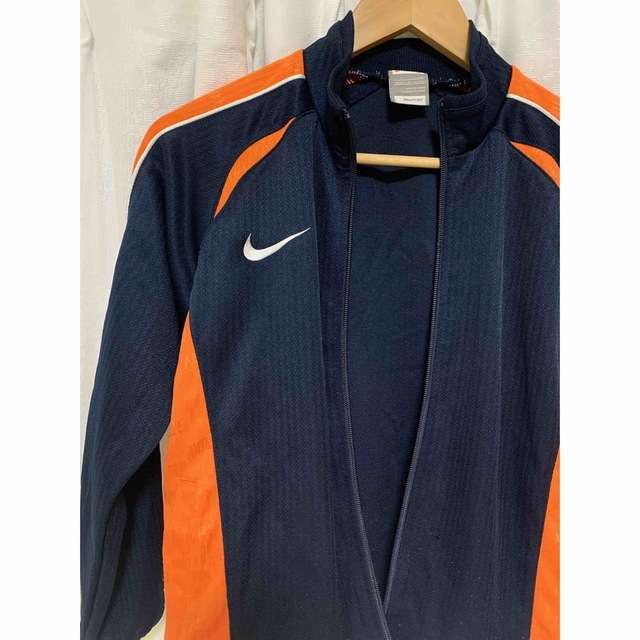 キッズ 上着 ジャージ NIKE 140 オレンジ