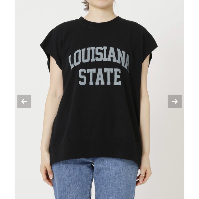 JOURNAL STANDARD relume(ジャーナルスタンダードレリューム)のロゴスウェット フレンチスリーブJOURNAL STANDARD relume レディースのトップス(Tシャツ(半袖/袖なし))の商品写真