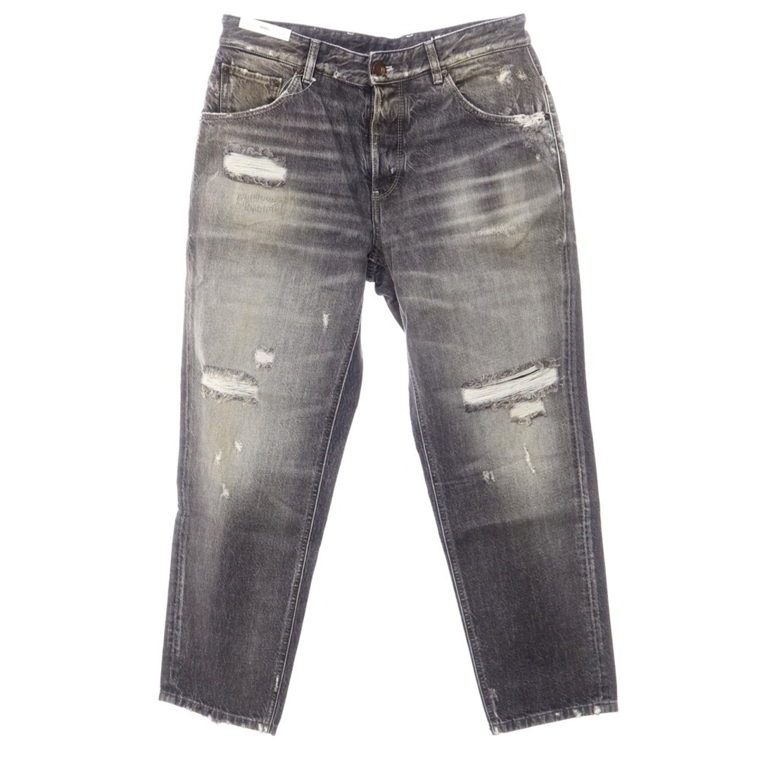 【新品】ピーティートリノ デニム PT TORINO DENIM THE REBEL クラッシュ加工 デニムパンツ ジーンズ ウォッシュブラック【サイズ32】【メンズ】