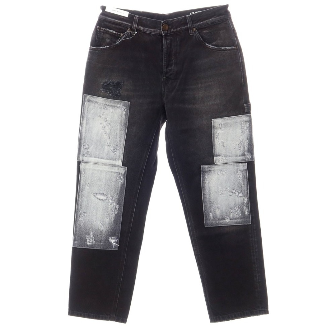 【新品】ピーティートリノ デニム PT TORINO DENIM REBEL WORK クラッシュ加工 デニムパンツ ジーンズ ブラック【サイズ30】【メンズ】