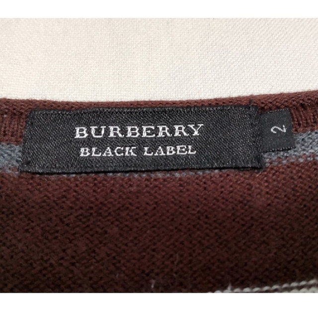 BURBERRY BLACK LABEL(バーバリーブラックレーベル)のバーバリーブラックレーベル　セーター　2 メンズのトップス(ニット/セーター)の商品写真