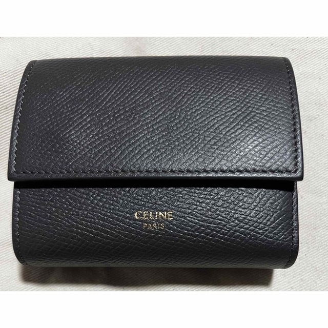 CELINE セリーヌ 三つ折財布 グレー