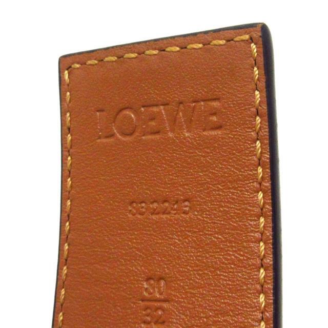 LOEWE(ロエベ)のロエベ ベルト 80/32 黒×タン 80サイズ レディースのファッション小物(ベルト)の商品写真